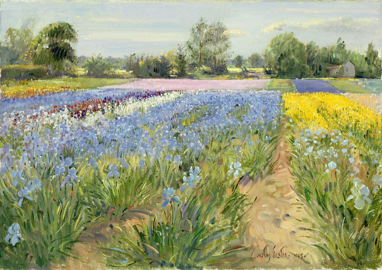 Tabuleiro de Xadrez Floral, 1995 de Timothy Easton