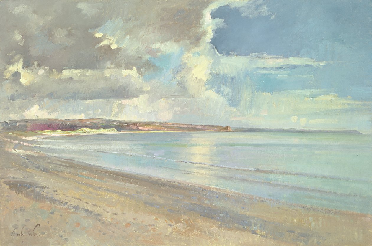 Nuvens Refletidas, Oxwich Beach, 2001 de Timothy Easton