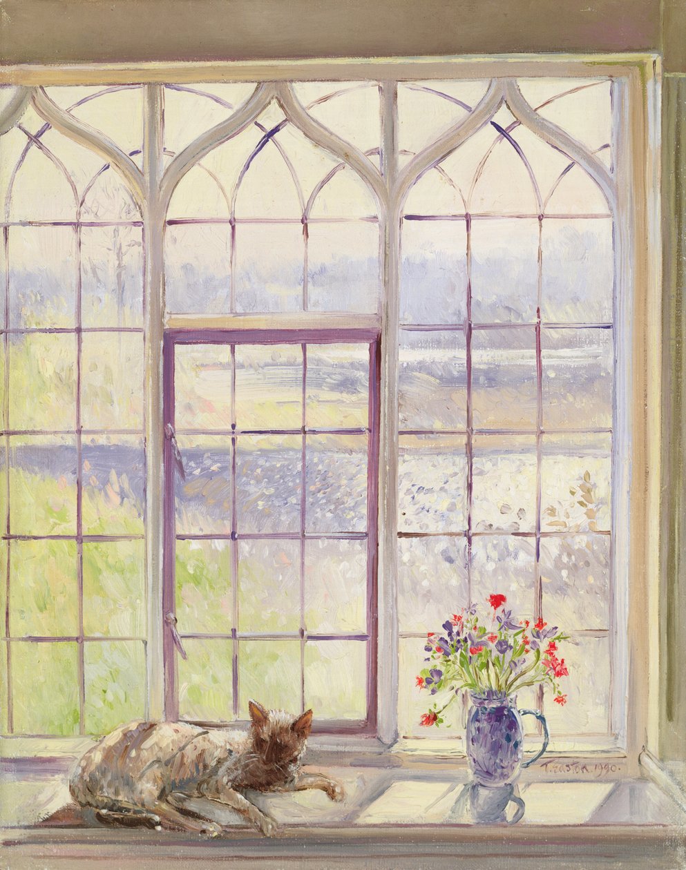 Dorminhoco com anêmonas de Timothy Easton