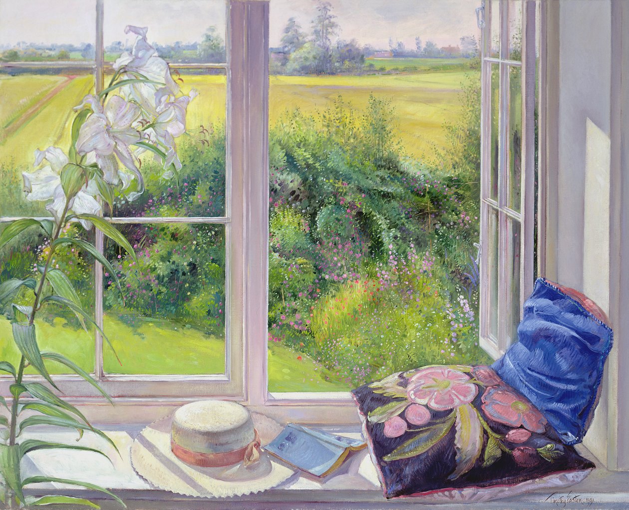Assento de Janela e Lírio, 1991 de Timothy Easton