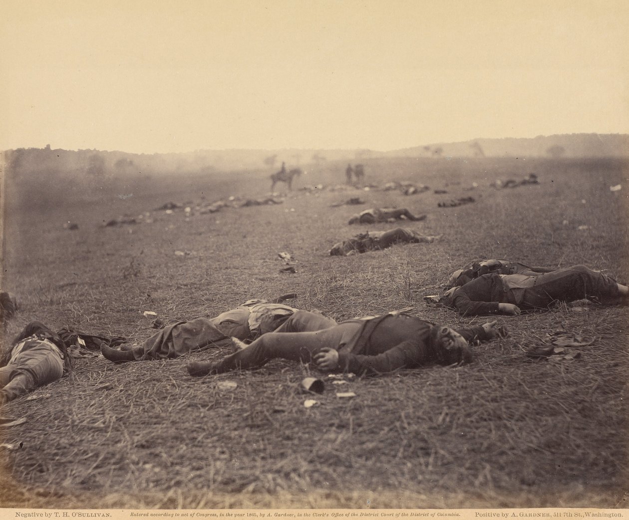 Uma colheita da morte de Timothy H. OSullivan