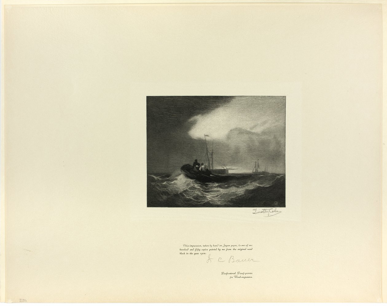 Barcos de pesca em Yarmouth, dos antigos mestres ingleses de Timothy Cole