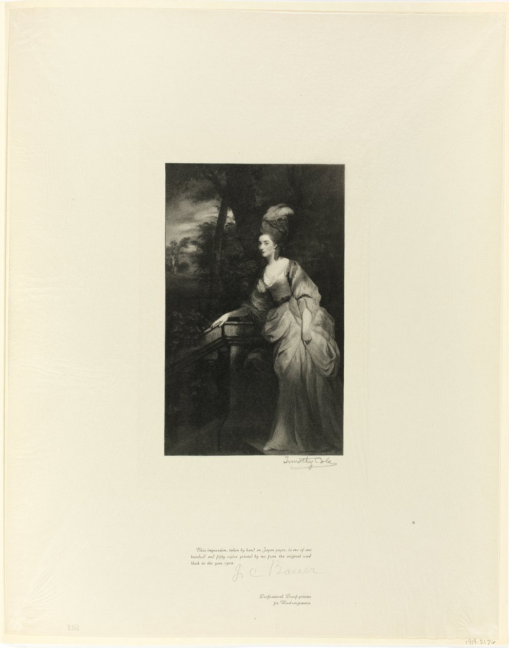 Georgiana, Duquesa de Devonshire, dos Antigos Mestres Ingleses de Timothy Cole