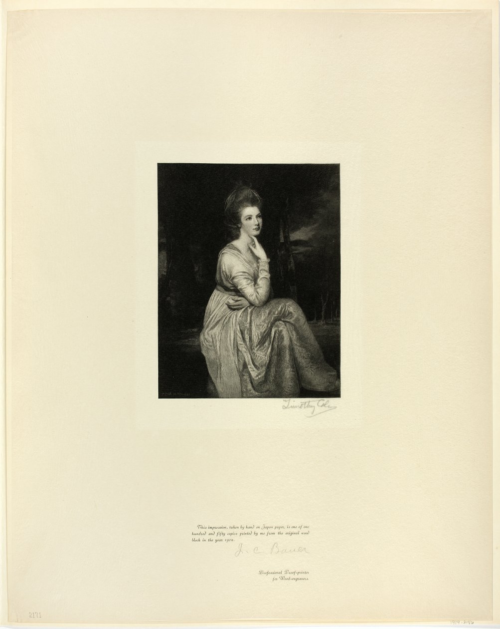 Lady Derby, de Old English Masters de Timothy Cole