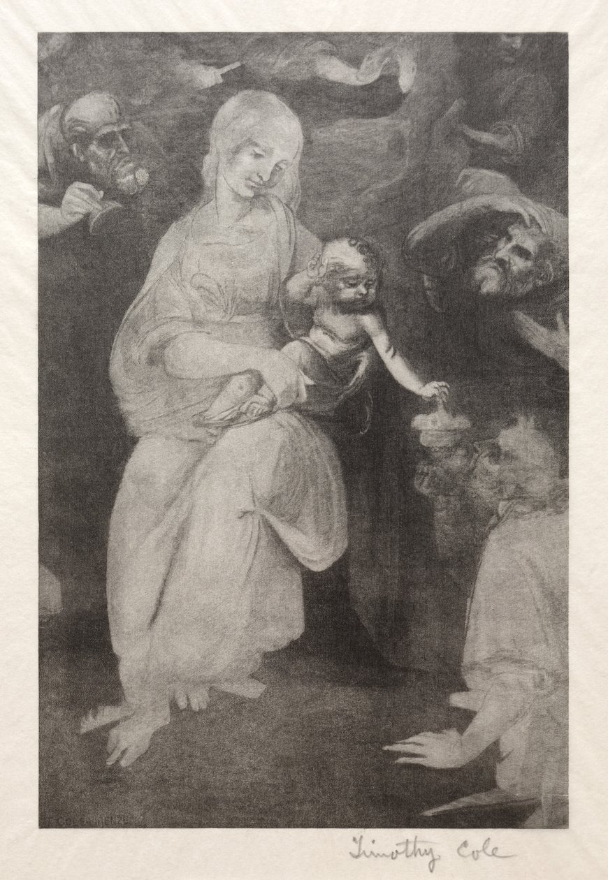 Velhos mestres italianos: Madonna e Criança, 1888-1892. de Timothy Cole
