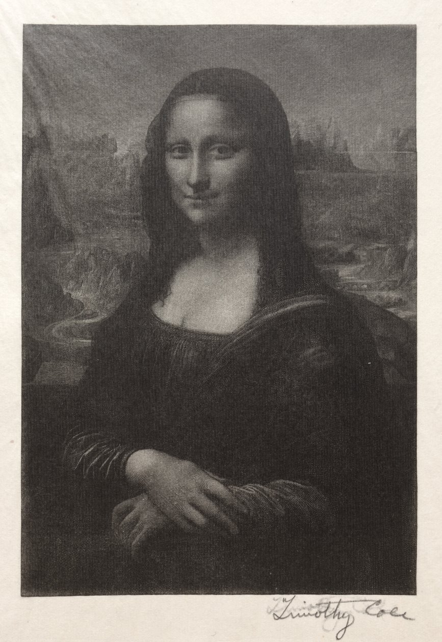 Velhos mestres italianos: Mona Lisa, 1888-1892. de Timothy Cole