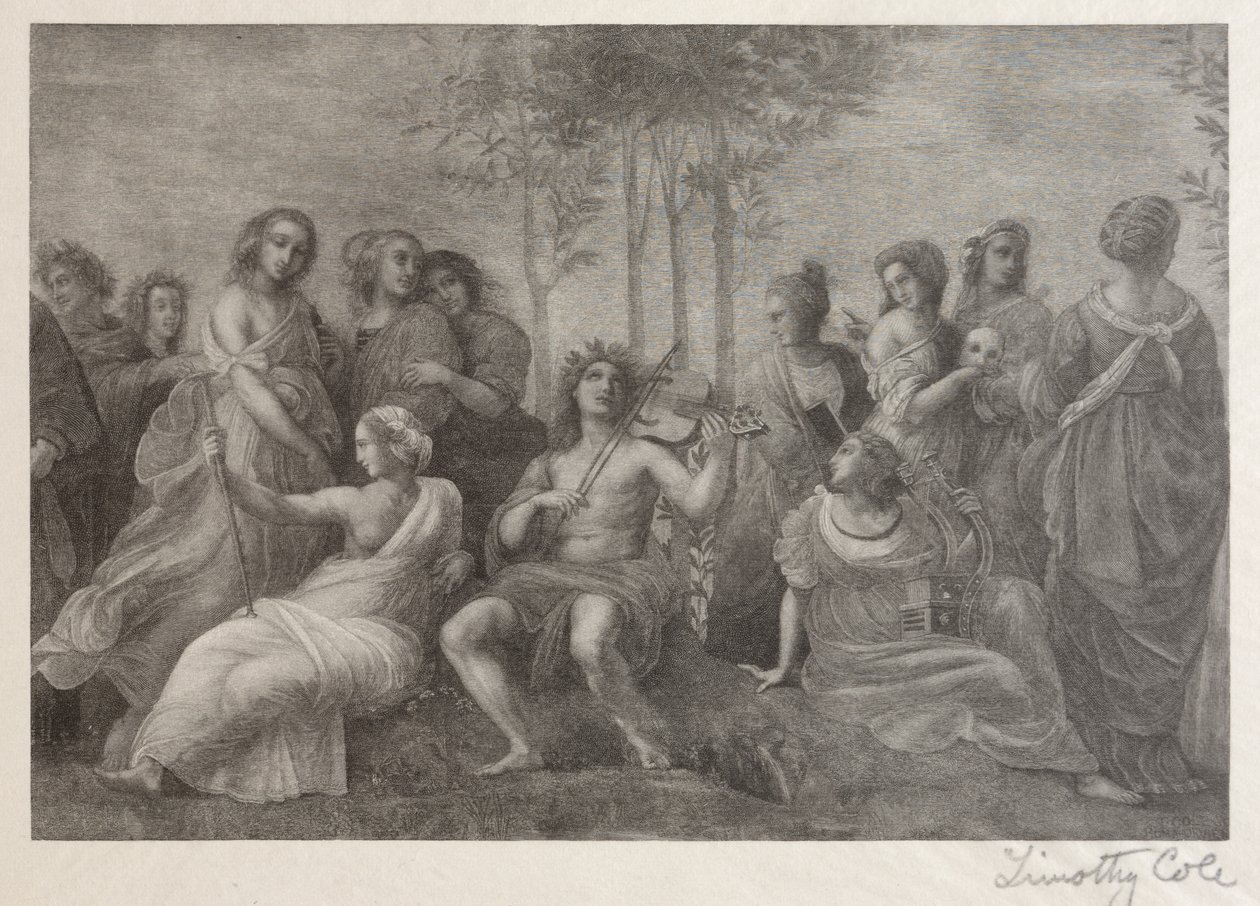 Velhos mestres italianos: Parnassus, 1888-1892. de Timothy Cole