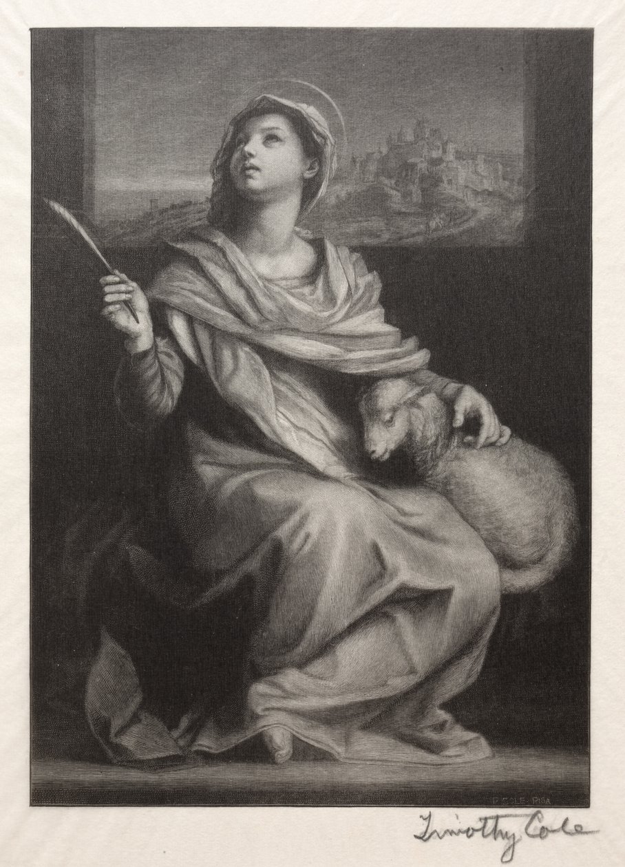 Velhos mestres italianos: St. Agnes, 1888-1892. de Timothy Cole