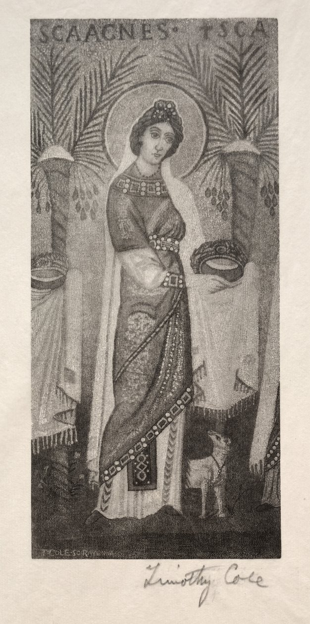 Velhos mestres italianos: St. Agnes, 1888-1892. de Timothy Cole
