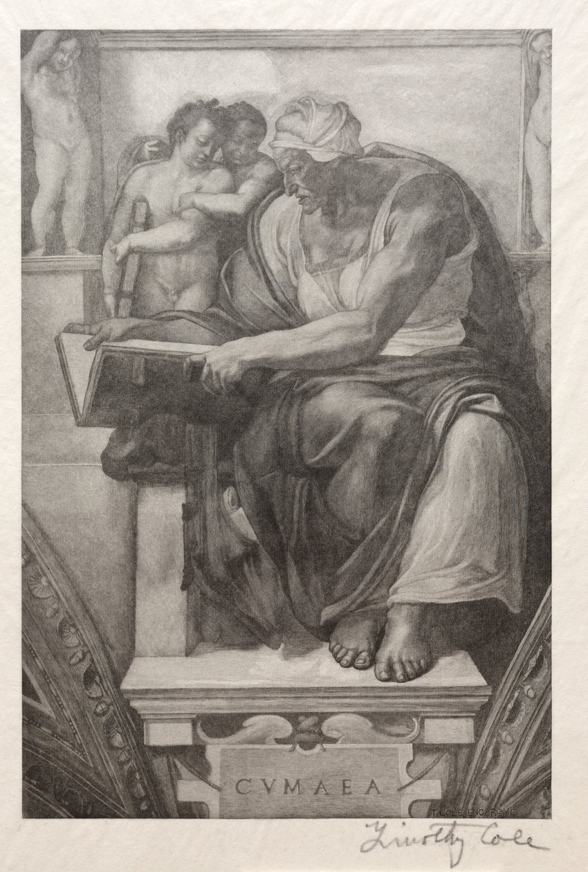 Velhos mestres italianos: A Sibila Cumaean, 1888-1892. de Timothy Cole