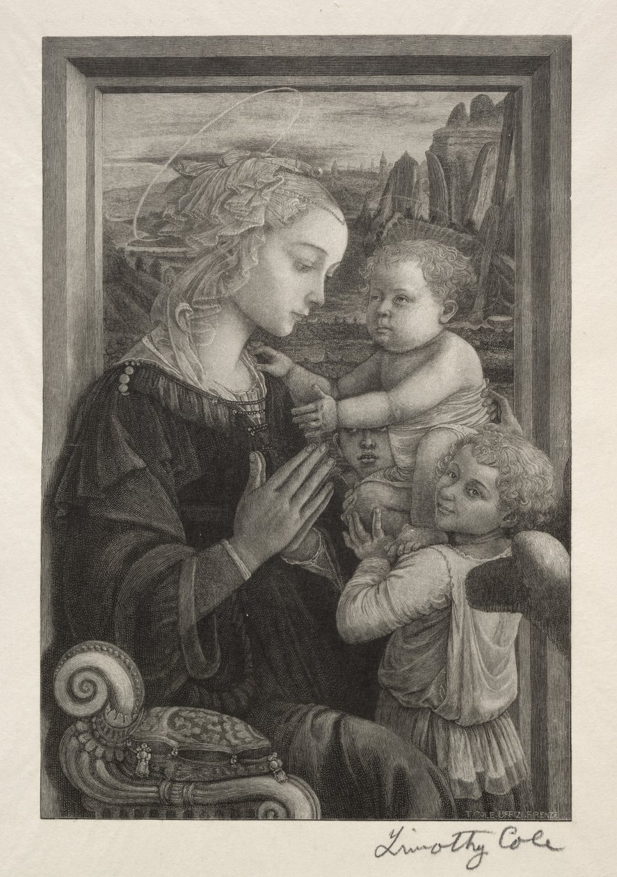 Velhos Mestres Italianos: A Virgem Adorando o Cristo Infantil, 1888-1892. de Timothy Cole