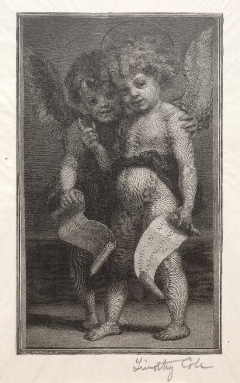 Velhos mestres italianos: Anjos da Criança, 1888-1892. de Timothy Cole