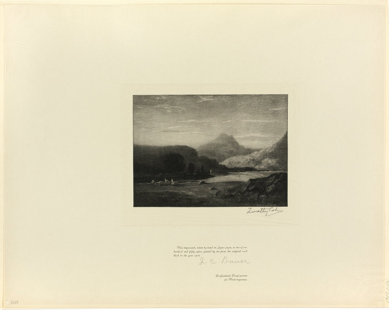 No rio Wye, dos antigos mestres ingleses de Timothy Cole