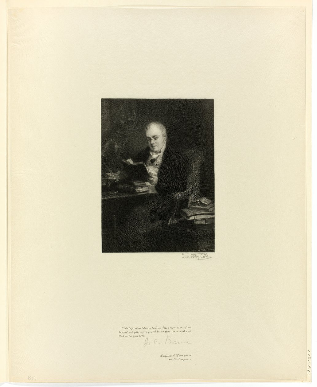 Retrato do Dr. John Allen, de Old English Masters de Timothy Cole