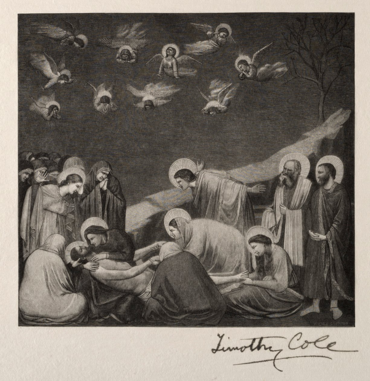O Enterro, 1887. de Timothy Cole