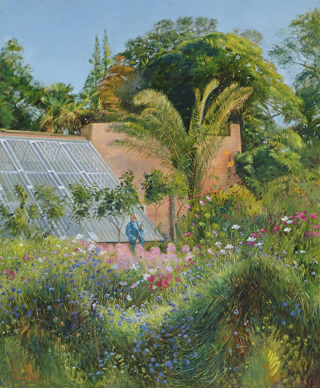 Ondas Cornflower em Heligan de Timothy Easton