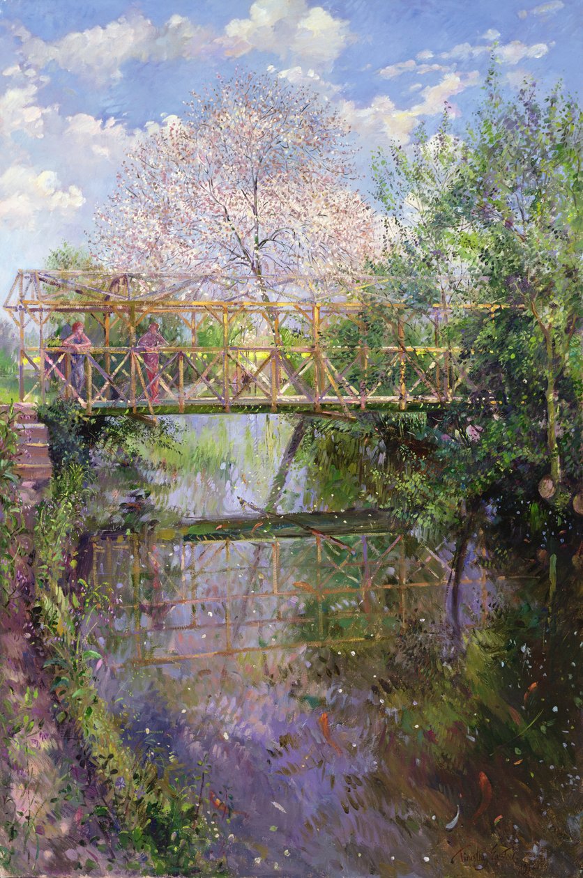 Ponte Flowering Cherry e Trellis de Timothy Easton