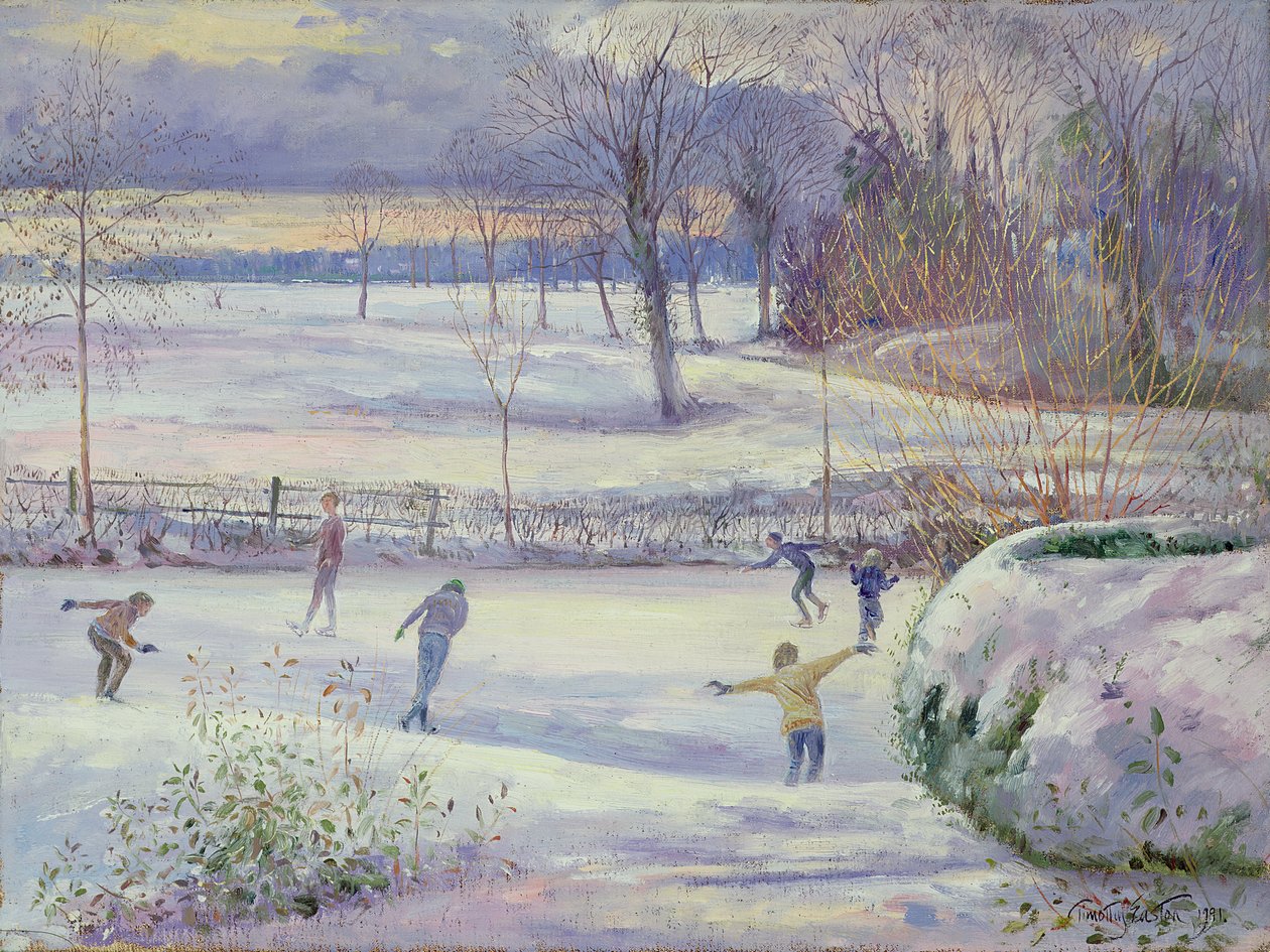 O dia de patinação de Timothy Easton