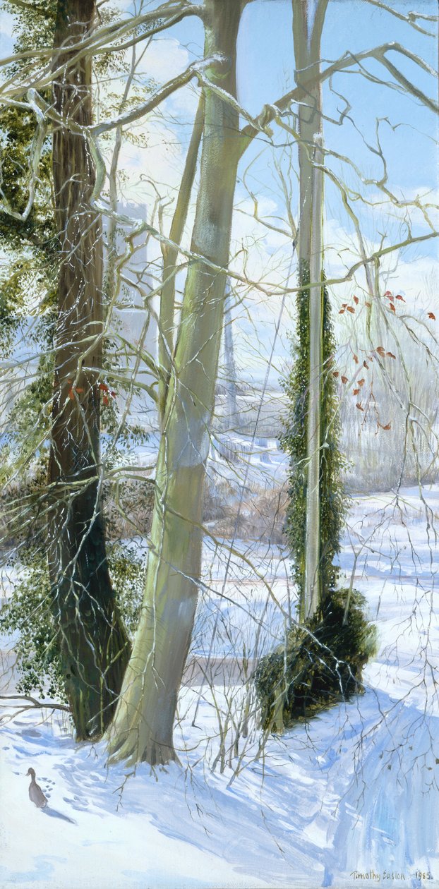 Três Árvores no Inverno de Timothy Easton