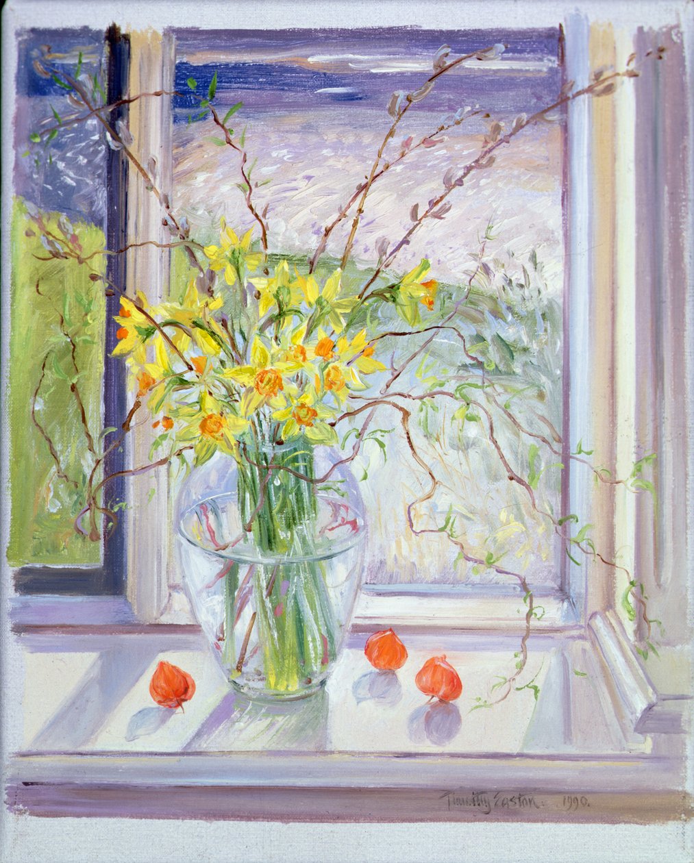 Ramos de salgueiro com Narciso de Timothy Easton