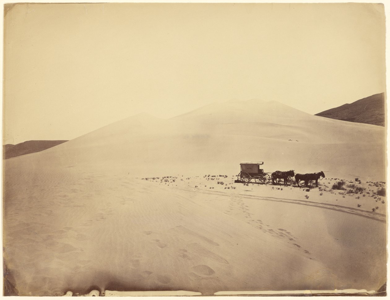 [Colinas de Areia do Deserto, perto de Sink of Carson, Nevada] de Timothy H. O