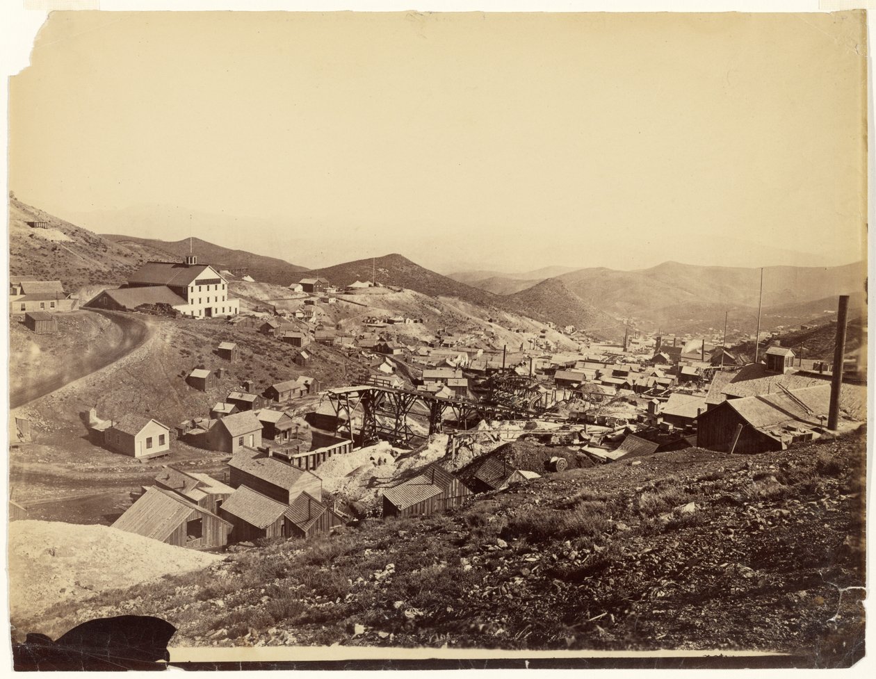 [Gold Hill, West Silver City, Nevada, serra de Silver Peak] de Timothy H. O
