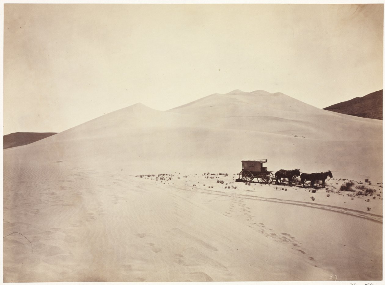 Dunas de areia, deserto de Carson, Nevada de Timothy H. O