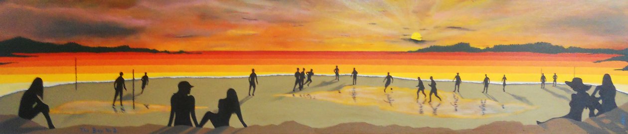 The Bay, no.3, 2012, óleo sobre tela de Timothy Nathan Joel