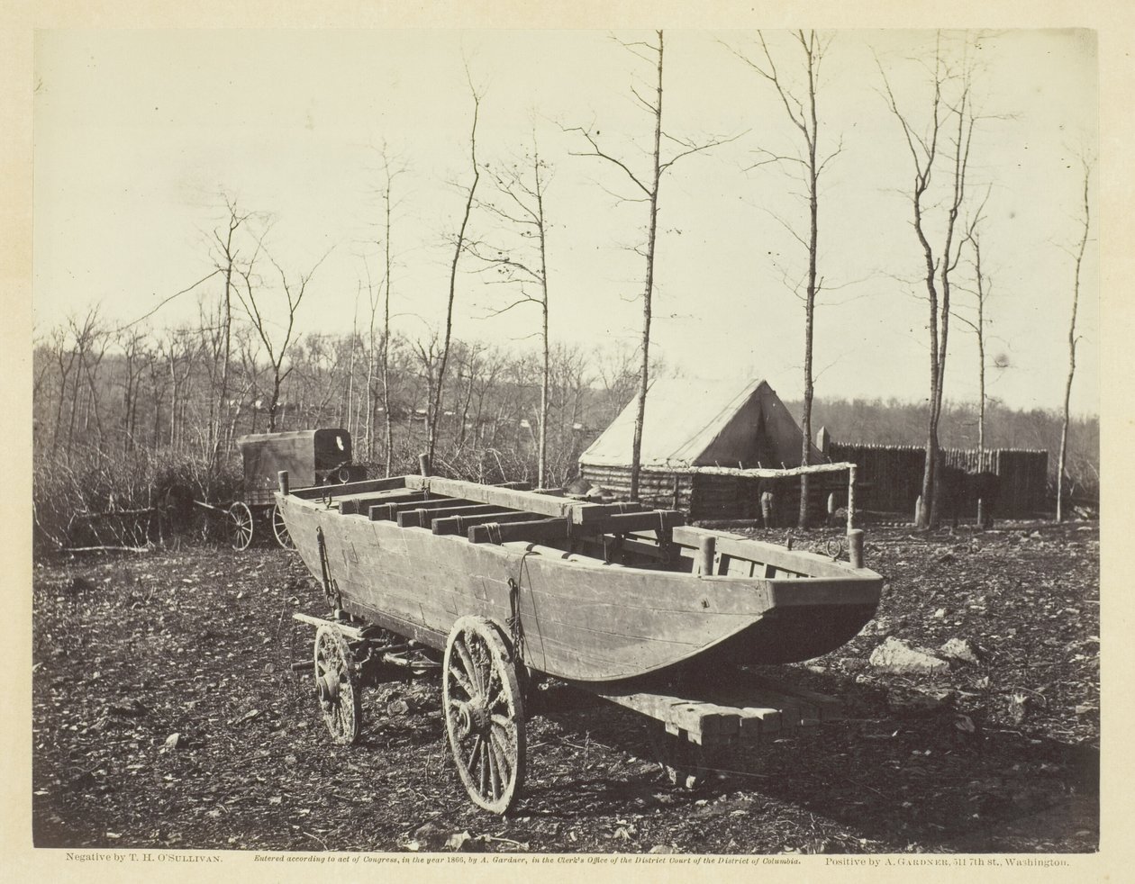 Barco pontão, Brandy Station, Virgínia de Timothy O