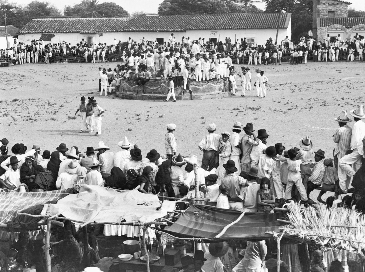 Festa em Juchitan, Oaxaca, México, c.1927 de Tina Modotti