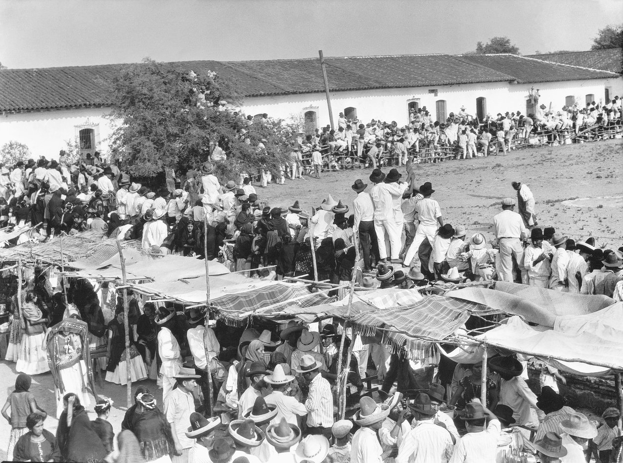 Festa em Juchitan, Oaxaca, México, c.1927 de Tina Modotti