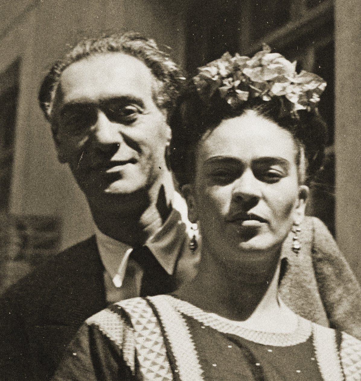 Retrato de Nickolas Muray e Frida Kahlo, Nova York c.1928 de Tina Modotti
