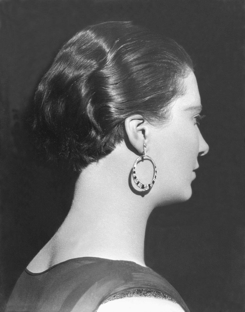 Mulher, com, brinco, cidade do méxico, c.1928 de Tina Modotti
