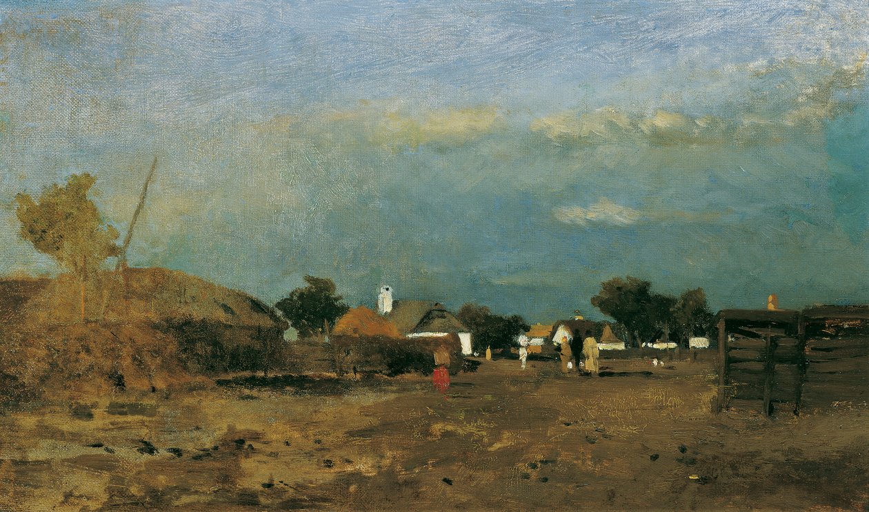 Paisagem na Puszta de Tina Blau