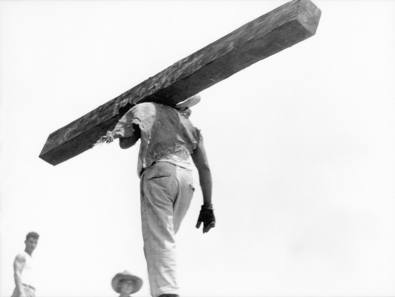 Trabalhador da Construção Civil, Cidade do México, 1927 de Tina Modotti