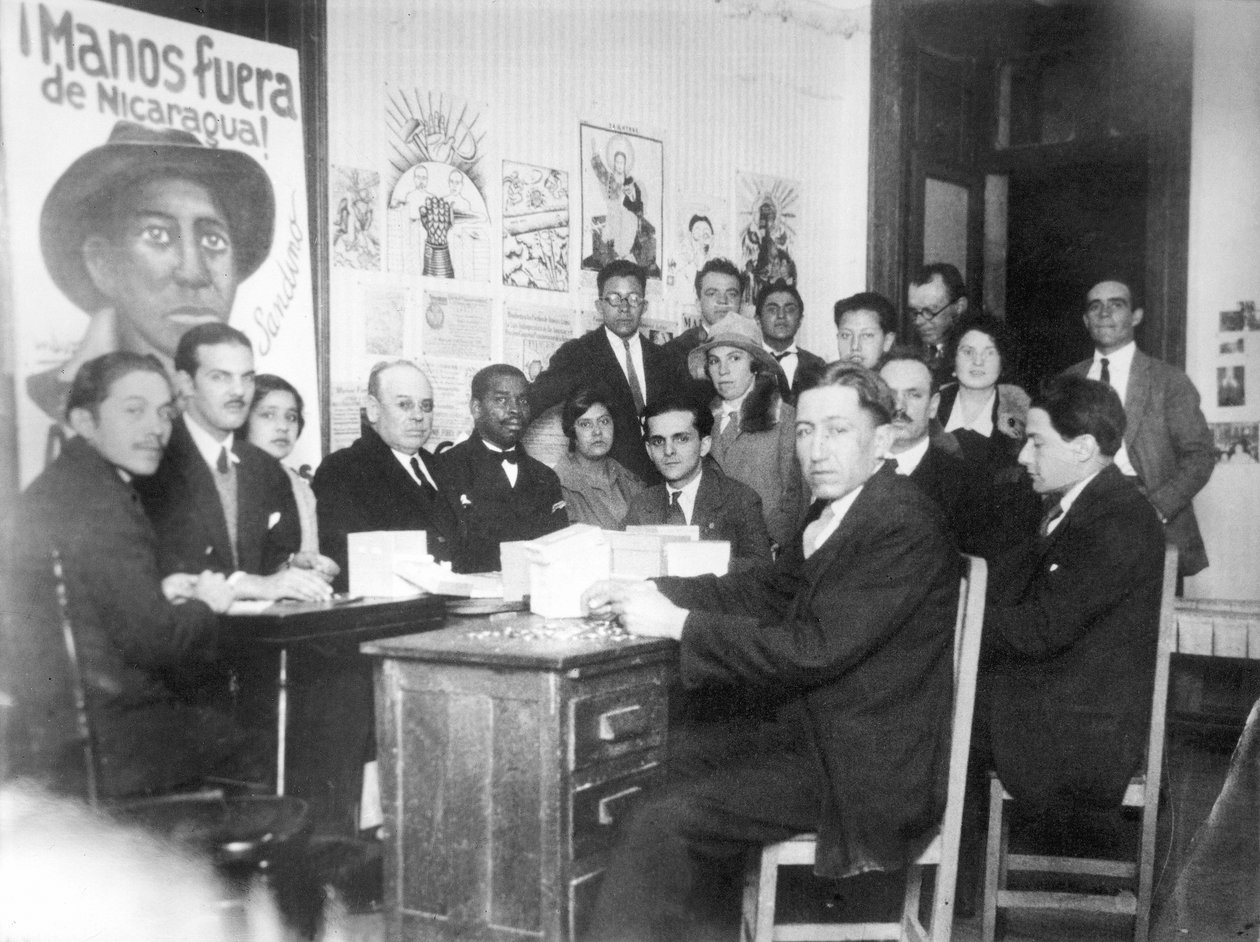 Mãos do Comitê da Nicarágua, Cidade do México, 1928 de Tina Modotti