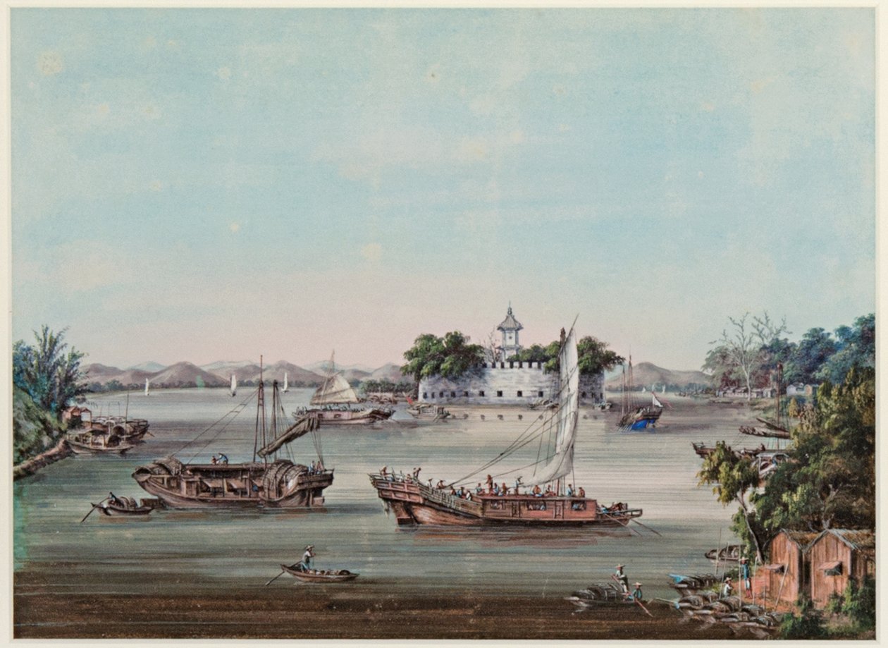 Forte de Dahuangjiao, Rio das Pérolas de Tingqua