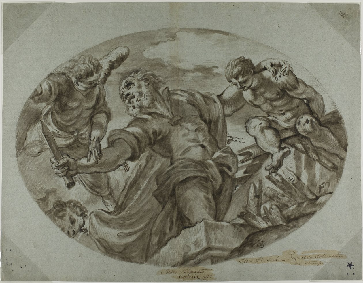 Sacrifício de Isaque de Tintoretto