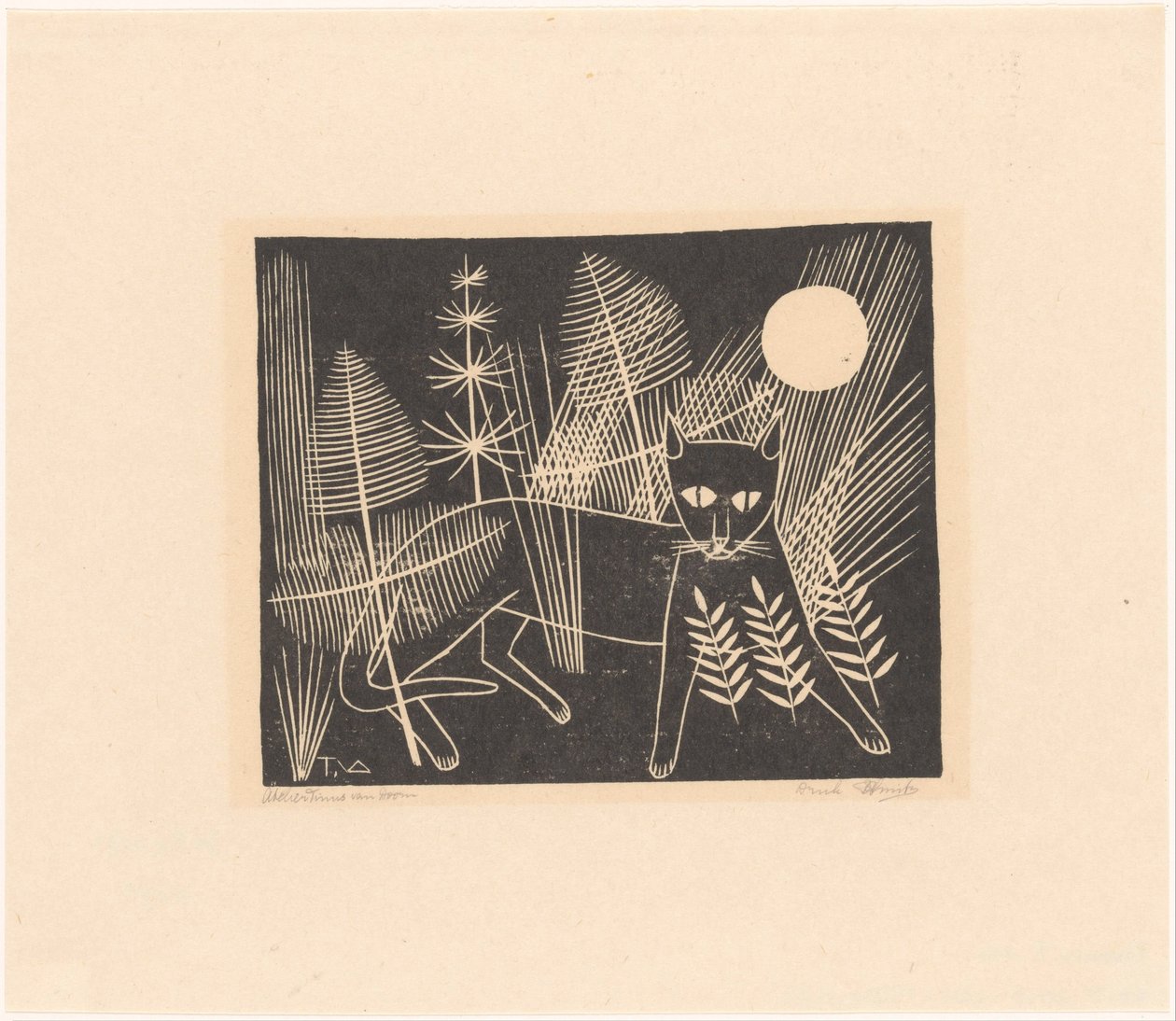 Jeroen na caça de Tinus van Doorn (signed by artist)