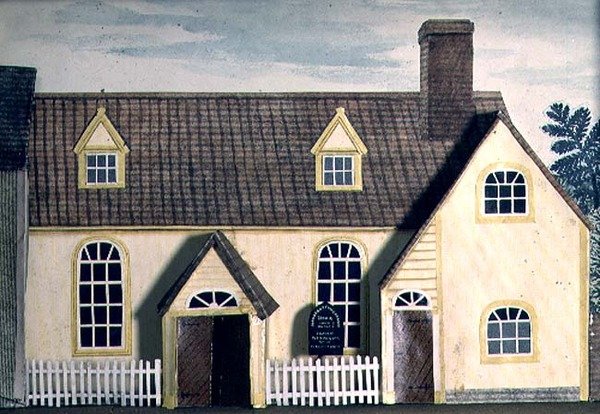 Modelo de uma Capela, Igreja de Halstead Congregate, Essex de Tirzah Ravilious