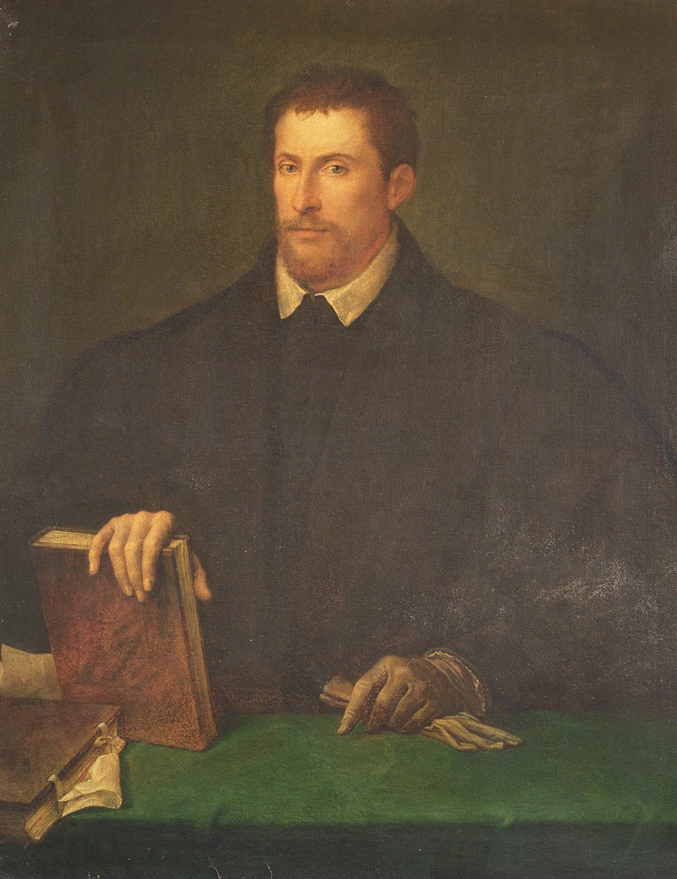 Hipólito Riminaldi, c.1528 de Tiziano Vecelli