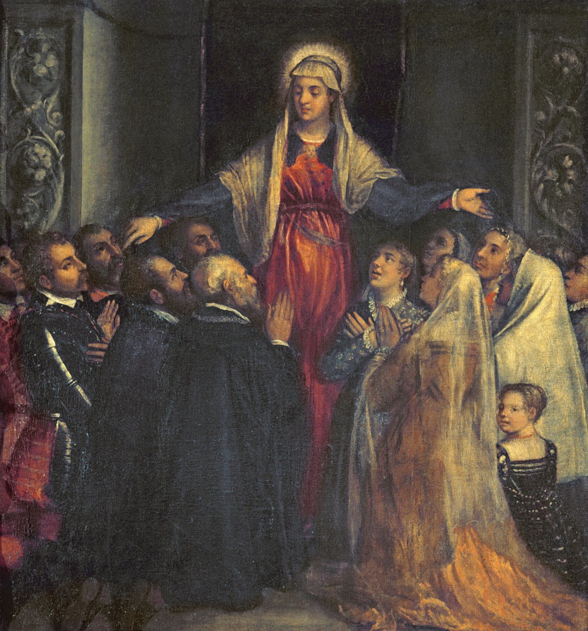 Madonna of Mercy de Tiziano Vecelli