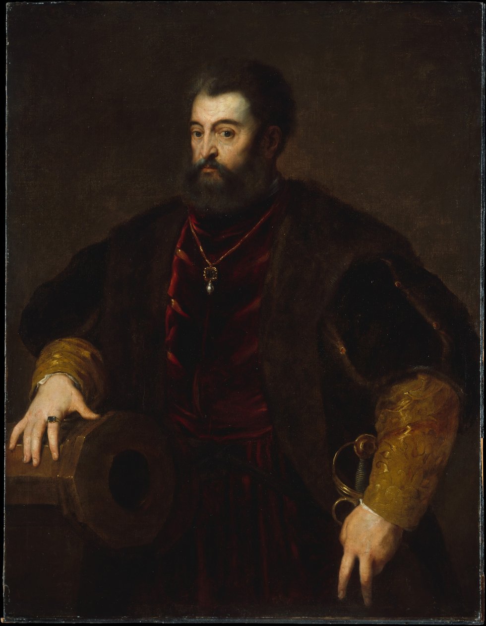 Retrato de Alfonso I d&39;Este de Tiziano Vecelli