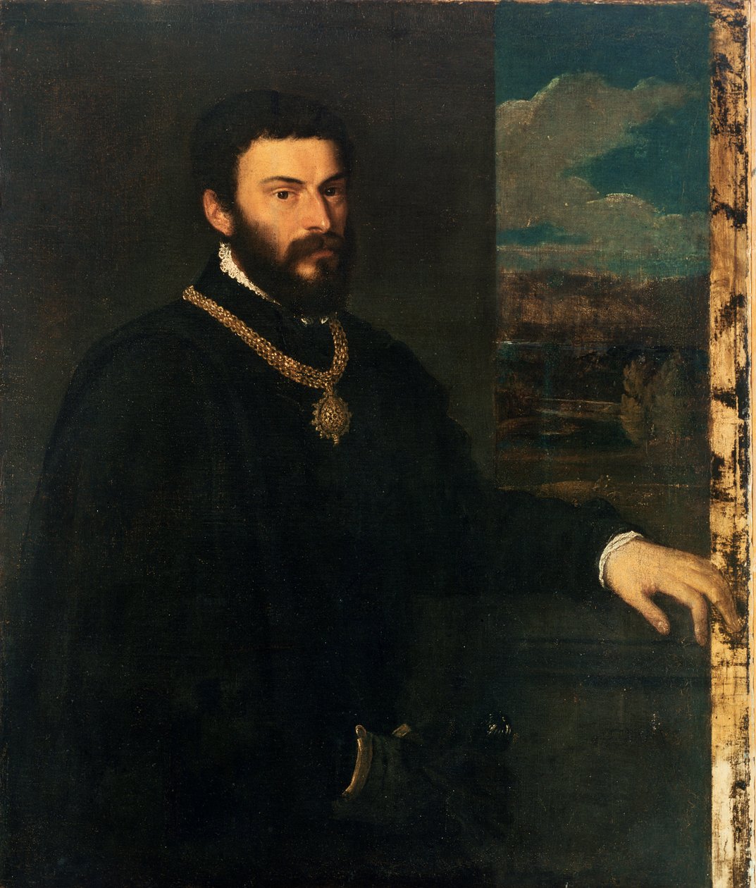 Retrato do Conde Antonio Porcia de Tiziano Vecelli