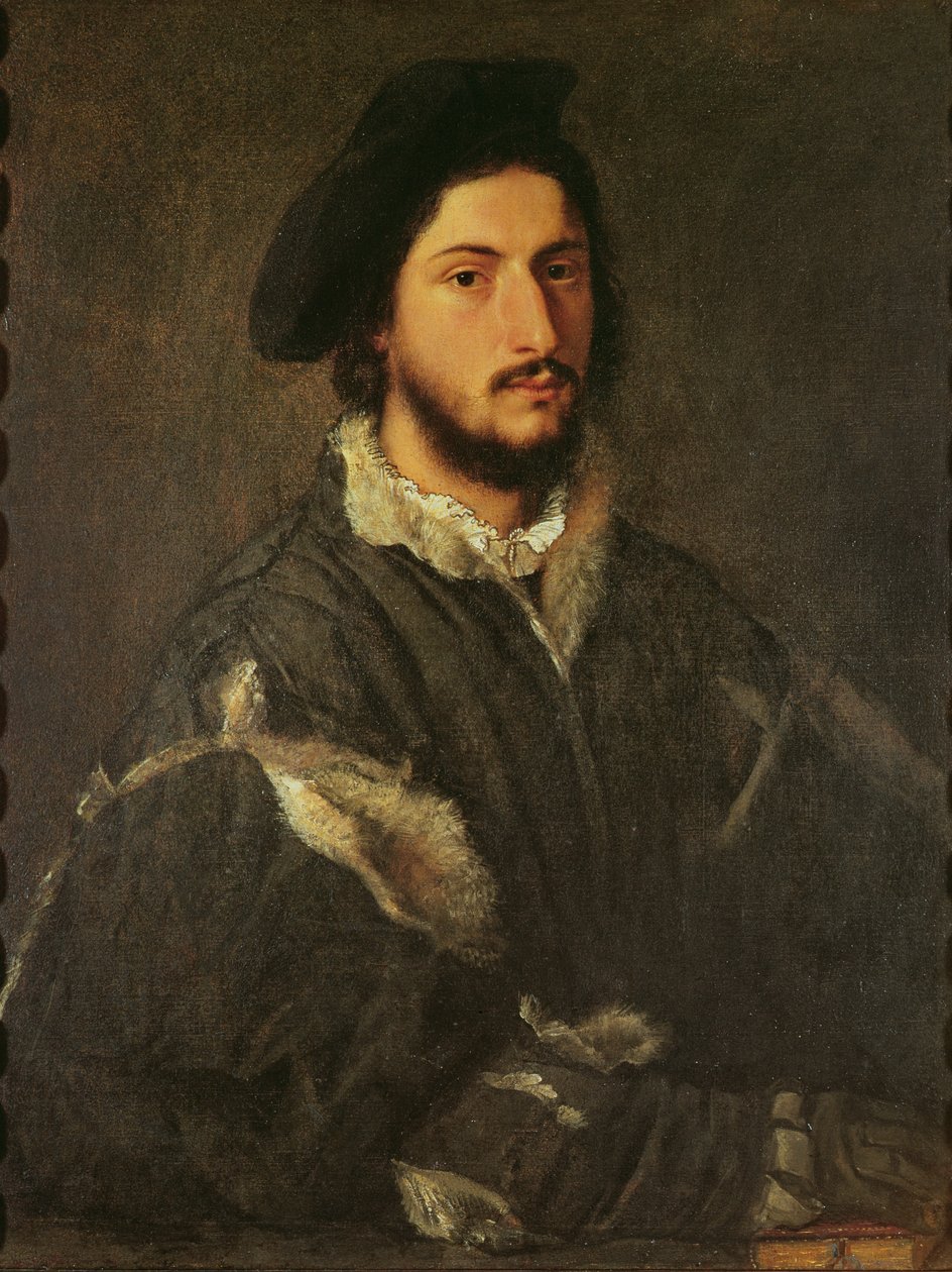 Retrato de Vincenzo Mosti, c.1520 de Tiziano Vecelli