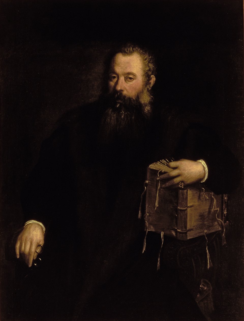 Retrato do médico Andreas Vesalius de Tiziano Vecelli