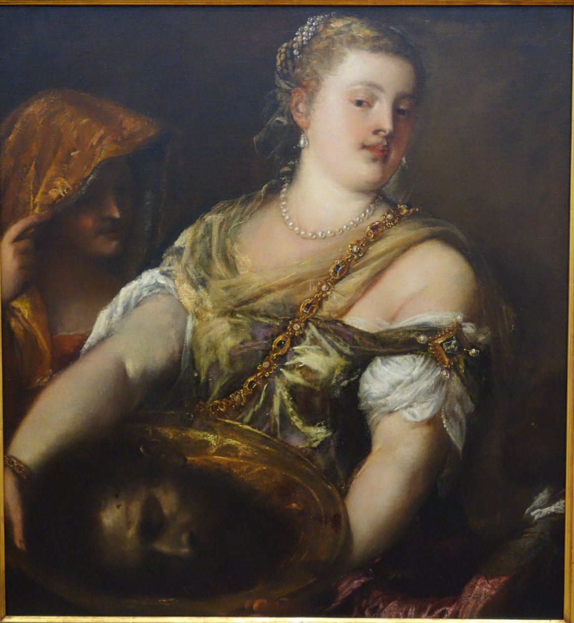 Salomé com a cabeça de João Batista de Tiziano Vecelli