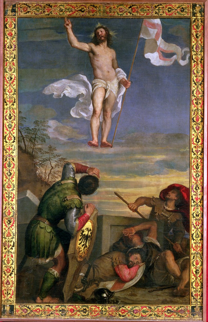 A ressurreição de Cristo de Tiziano Vecelli