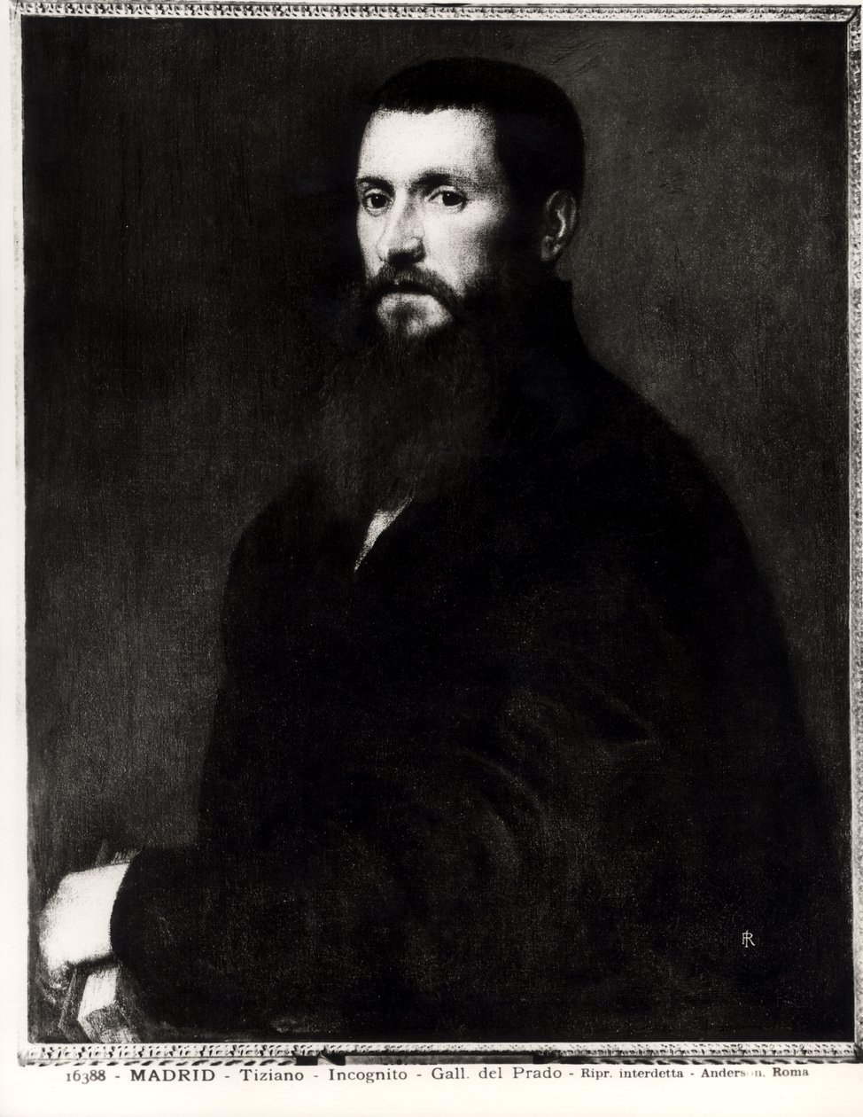 Retrato de um homem desconhecido de Tiziano Vecelli