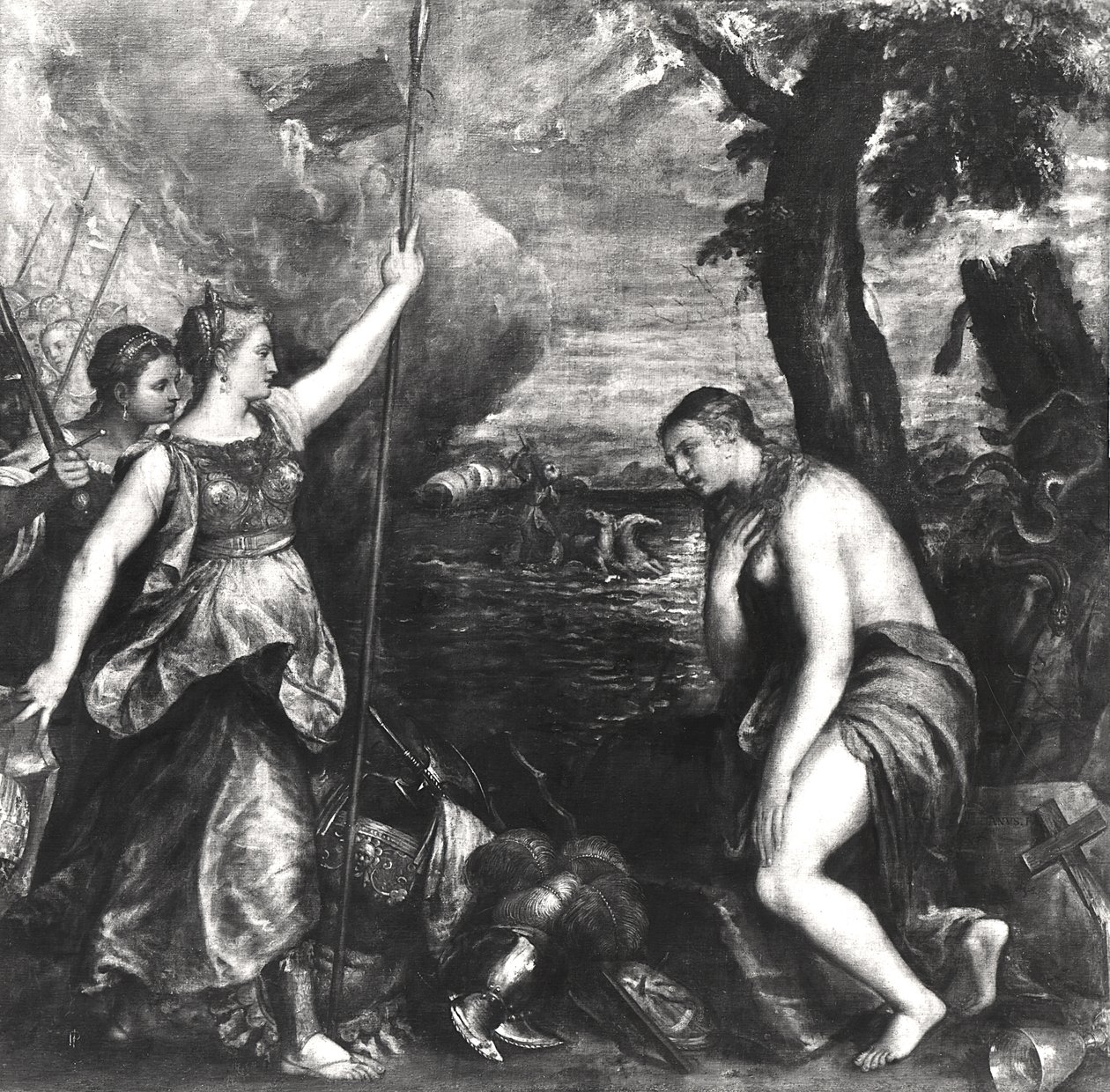 Religião Cultivada pela Espanha, 1572-75 de Tiziano Vecelli